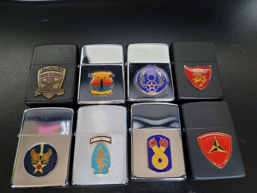 Lot zippo militaire - lot, 8