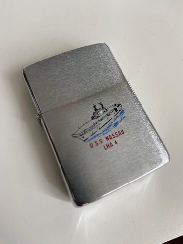 Briquet zippo vintage 1987 uss - briquet,